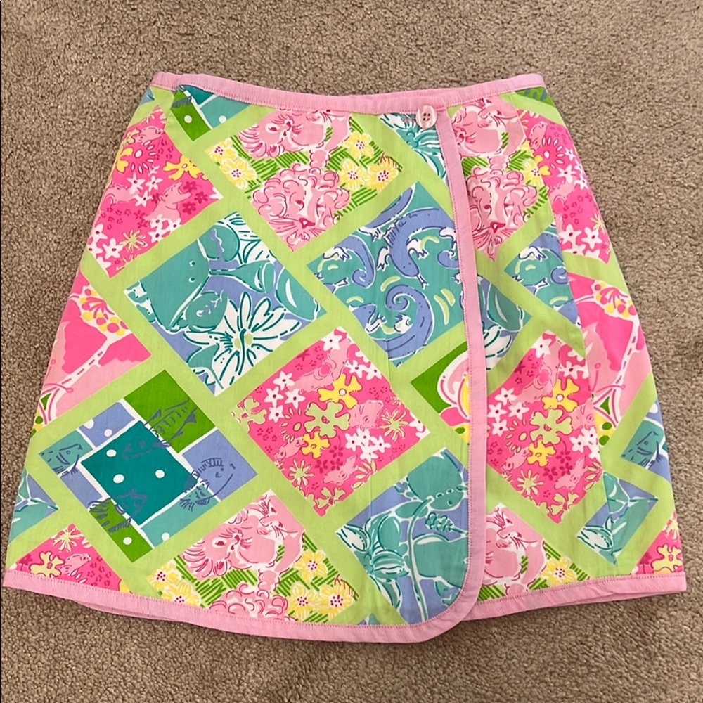 GIRLS LILLY PULITZER SKIRT - SIZE 8